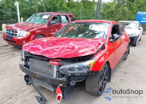 2020 Hyundai Veloster N from USA, damaged, VIN KMHT36AH0LU004909